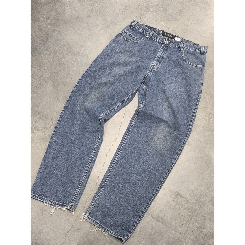 Levi's SilverTab Men's Baggy Blue Jeans 36x34 Good Fading